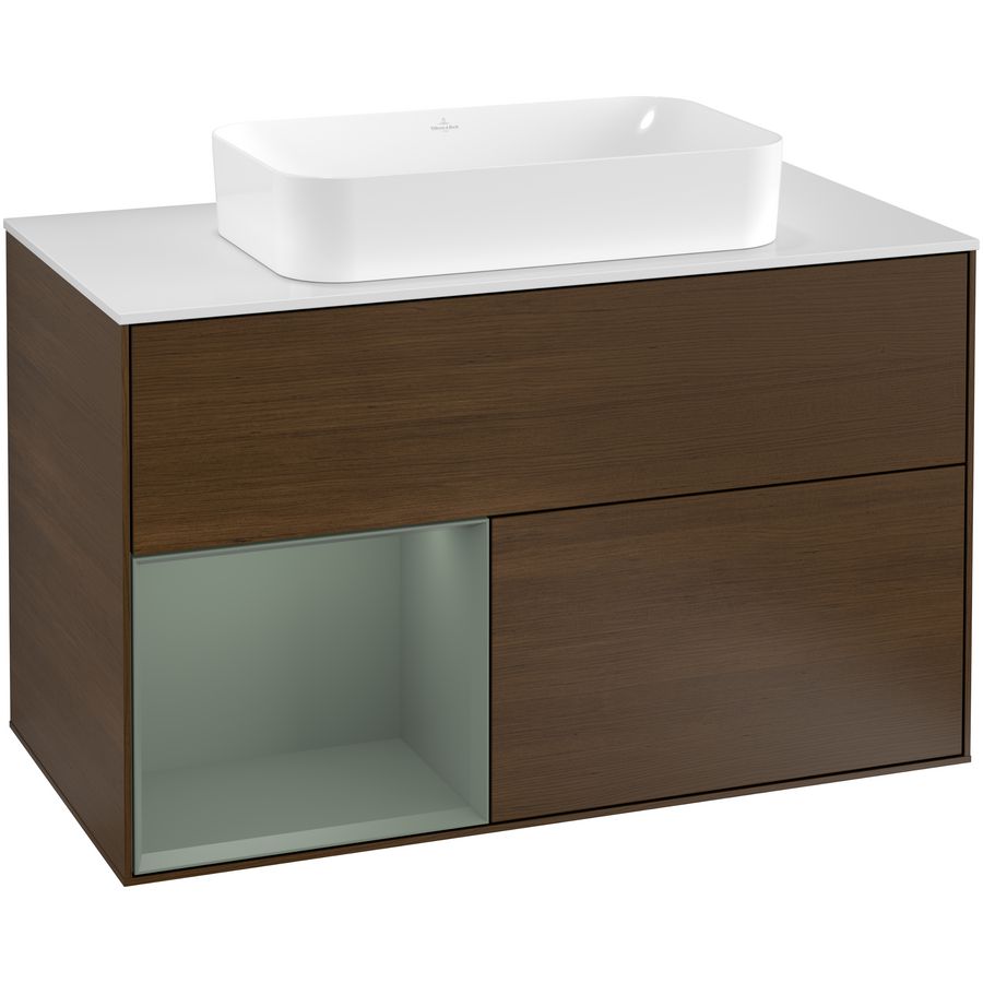Wastafelonderkast Finion 1000x603x501mm W.Veneer F241GMGN