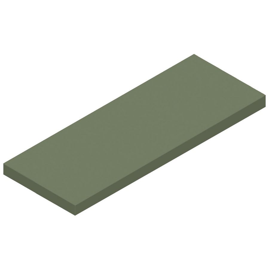 Afdektablet DeLuxe 32mm 100x46cm mat gelakt Dark Green Mat