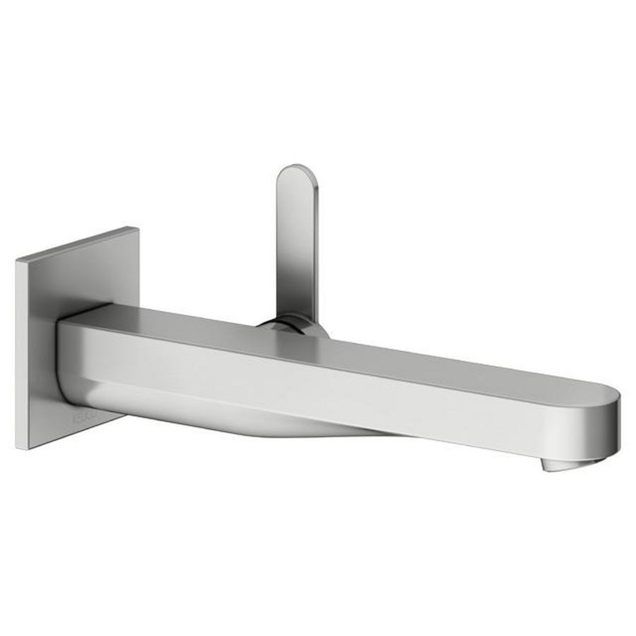 1-hendel wastafelmengkraan UP wandmont. vierkant 225mm/IXMO Flat rvs