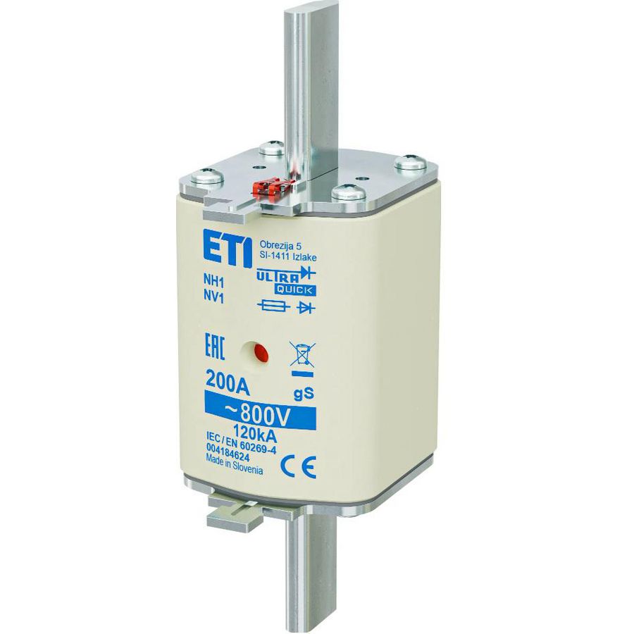 Zekering M1 gS 200A/800V VVE=3