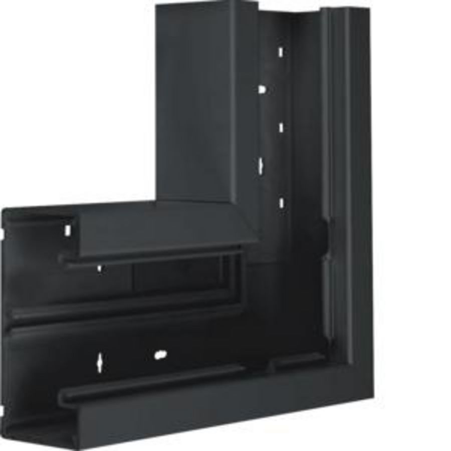 Vlakke hoek BR65 65x130mm zwart