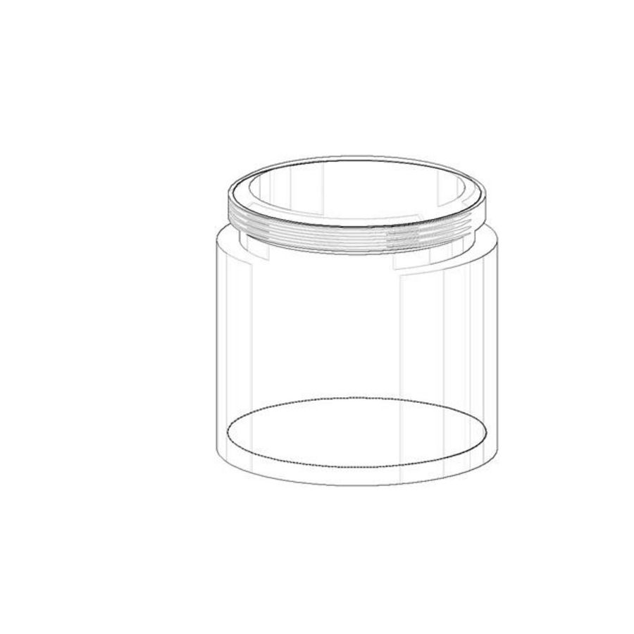 Kapje 26x25mm Champagne (22kt Goud)