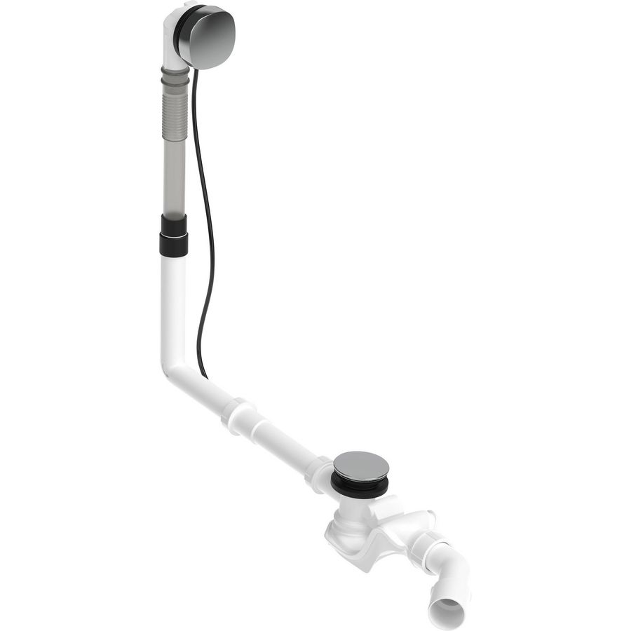 Af- en overloopgarnituur Chroom 400x80x450mm