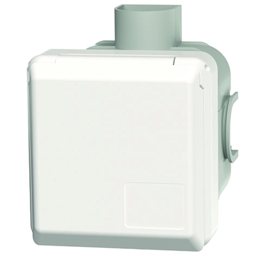 Wandcontactdoos 16A 5-polig  6H 400V IP44 Cepex + inbds