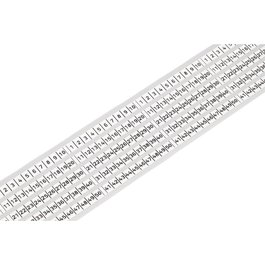 Markeringsstrook 25 m op rol 6 mm breed wit 210-833