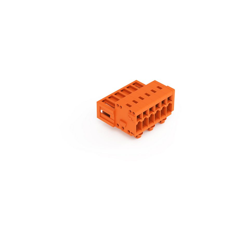 1-draads male steker 1,5mm² oranje 734-336/018-000 VVE=100