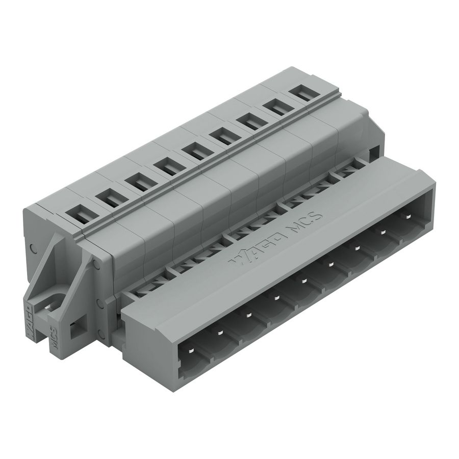 1-draads male steker 2,5mm² grijs 231-609/019-000 VVE=25