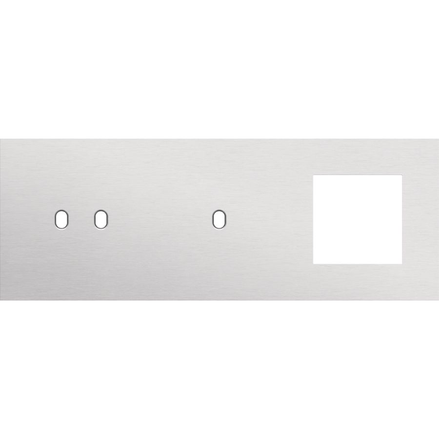 Afdekplaat 3-voud horiz. 71mm centerafst. 155-57721