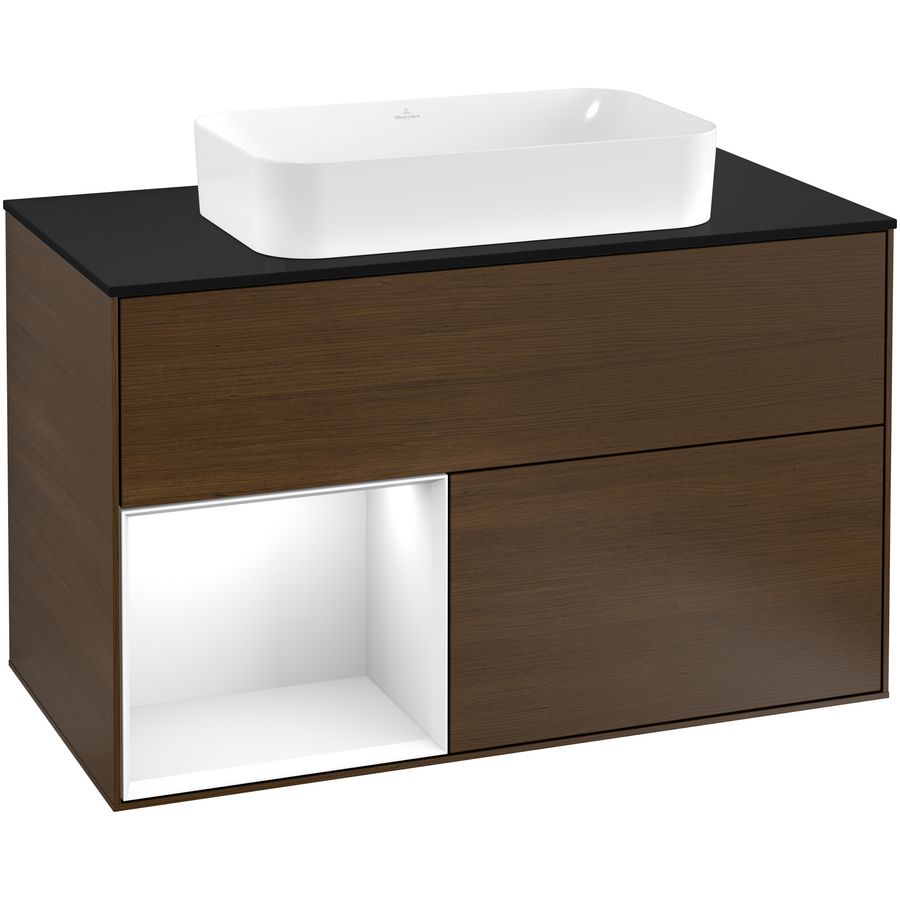 Wastafelonderkast Finion 1000x603x501mm W.Veneer F242GFGN
