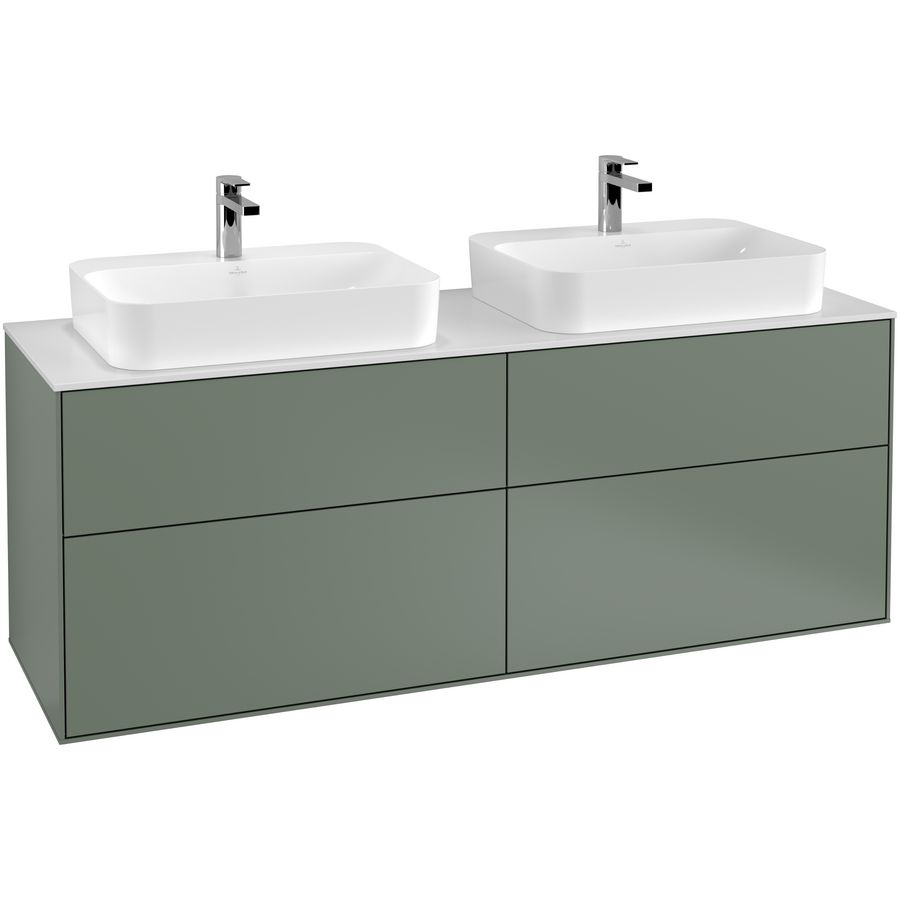 Wastafelonderkast Finion 1600x603x501mm Olive Matt Lacquer G43100GM