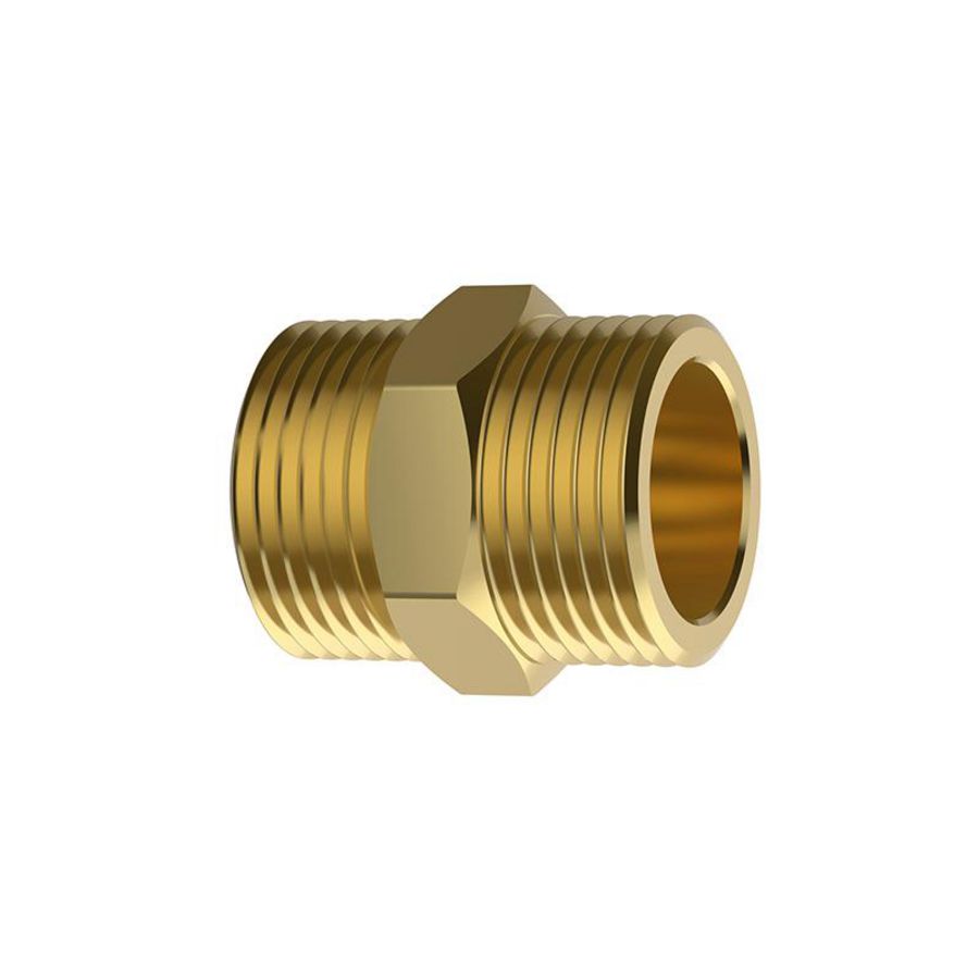 MB Fixlock dubbel nippel DN20 1"M