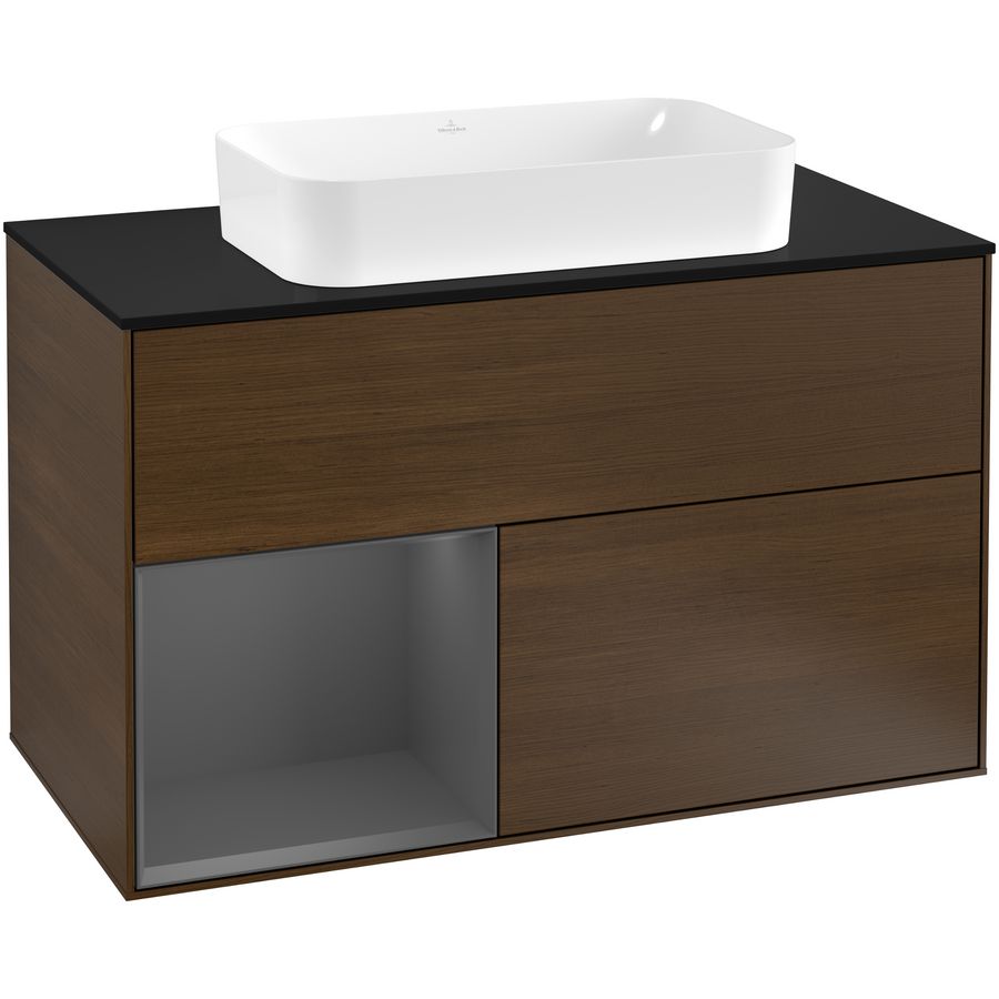 Wastafelonderkast Finion 1000x603x501mm W.Veneer F242GKGN