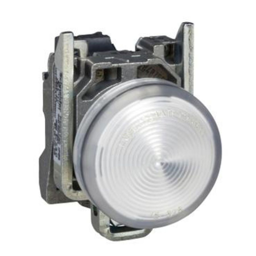 Signaallamp Rond LED Ø22mm 240V IP65 Kleurloos