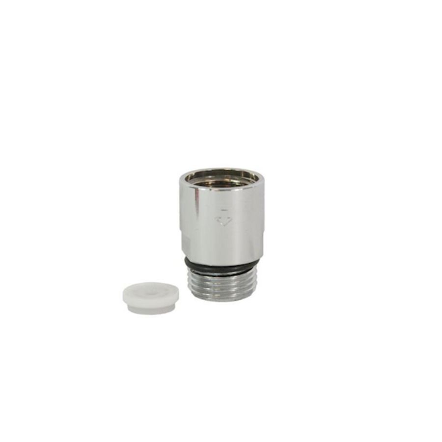 Waterdoseerventiel ProDos DWSA 8l/min. messing vernikkeld 1/2"bi.dr. x bu.dr. lang