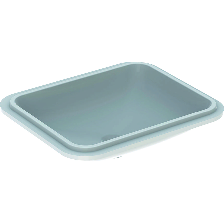 VariForm onderbouwwastafel rechthoekig 50x49cm zonder overloop KeraTect/wit