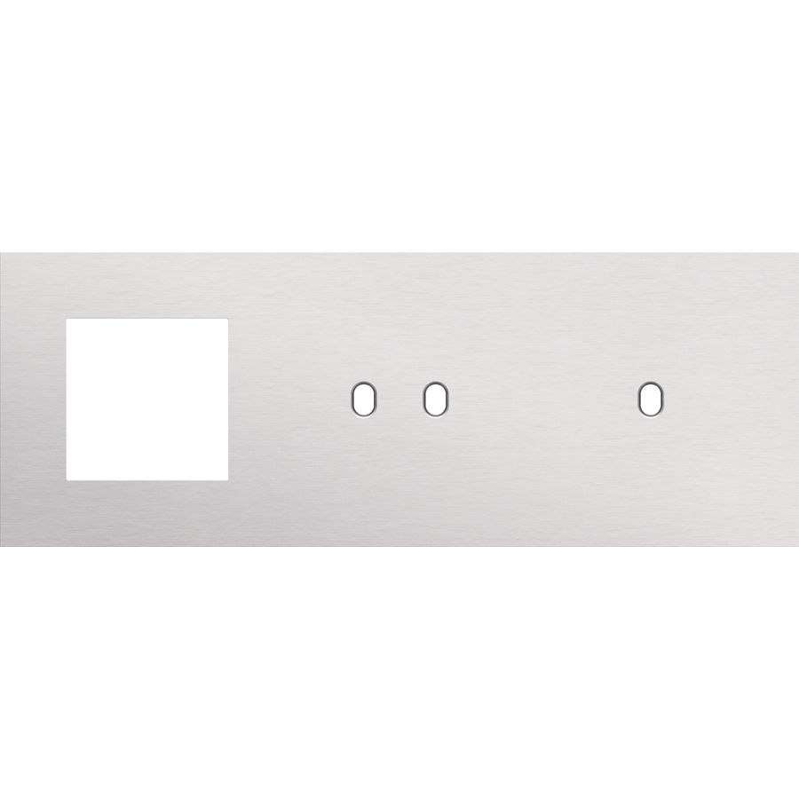 Afdekplaat 3-voud horiz. 71mm centerafst. 155-57722