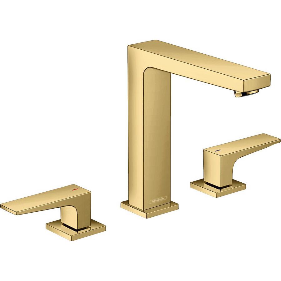 Wastafelmengkraan 160 3-gats Metropol 32515990 polished gold optic