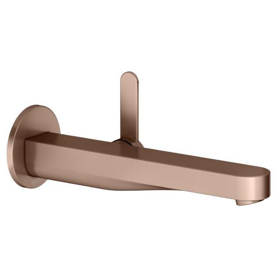 1-hendel wastafelmengkraan UP wandmontage rond 225mm/IXMO Flat rood