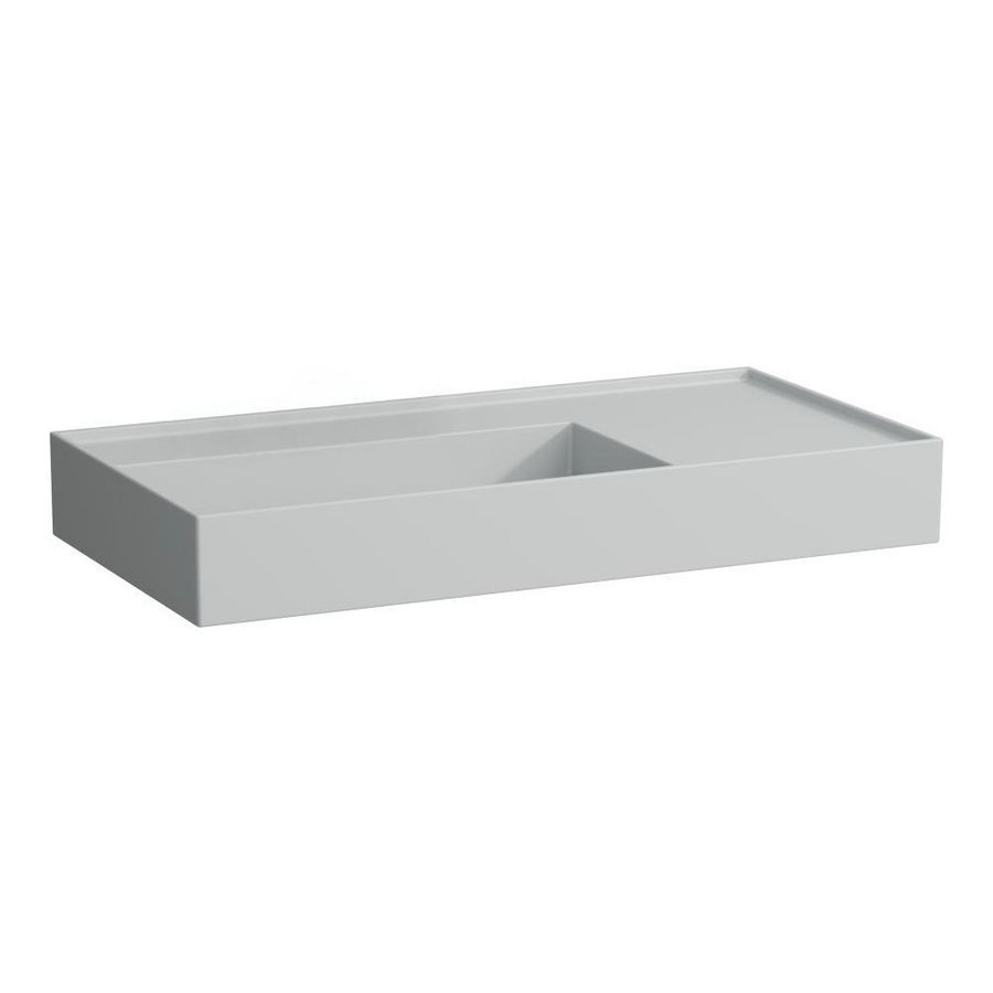 Wast. s.keramik afleg r 900x460mm mat grijs H8103387591121