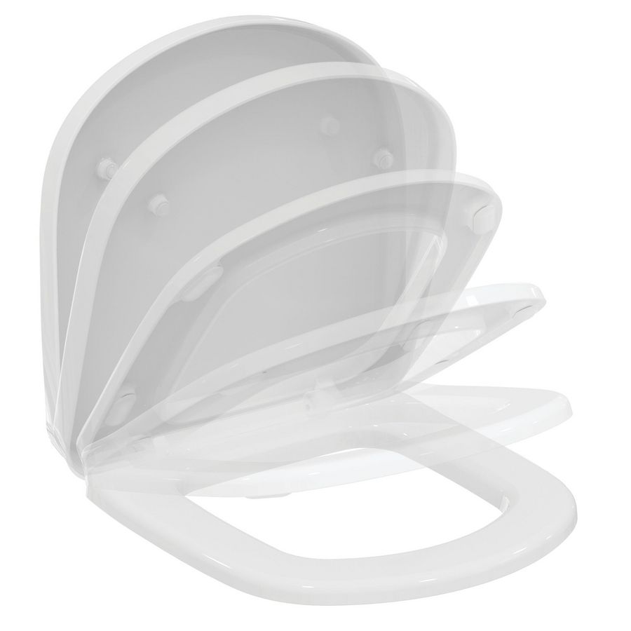 Nouveau closetzitting wit met deksel/softclose tbv t328201