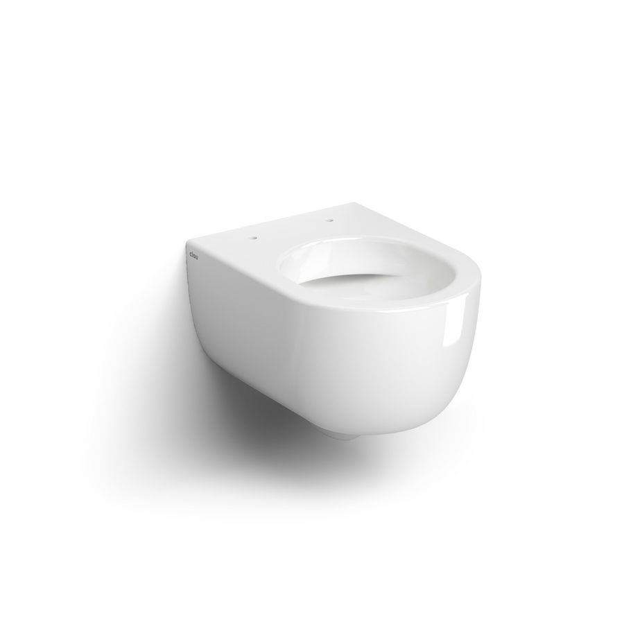 Wandtoilet HAMMOCK randloos 49cm verkort glans wit