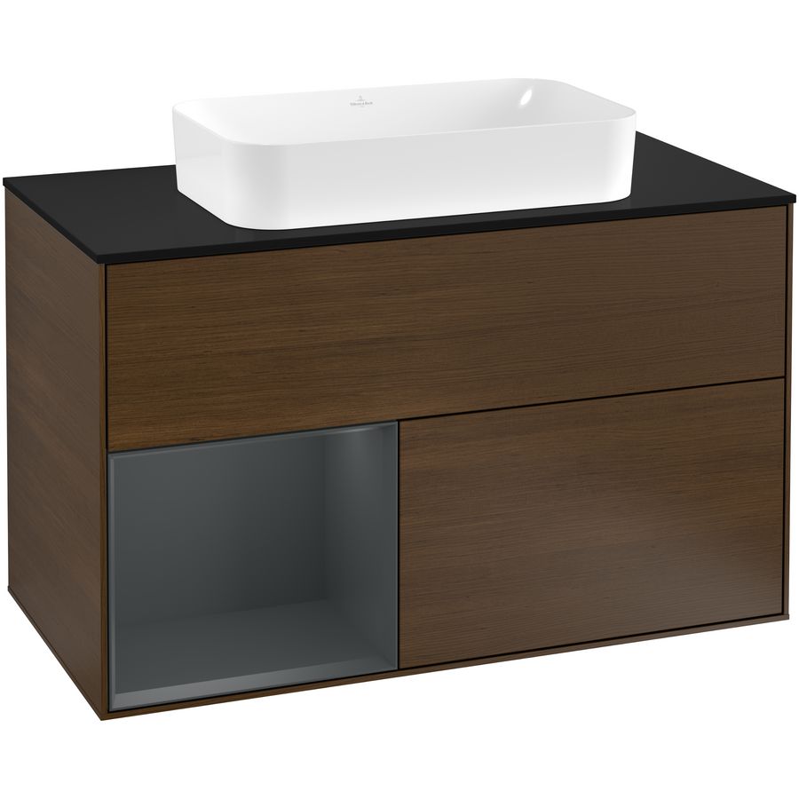 Wastafelonderkast Finion 1000x603x501mm W.Veneer F242HGGN