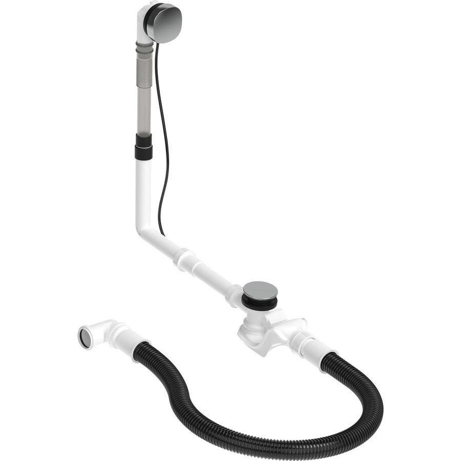 Af- en overloopgarnituur Chroom 400x80x450mm
