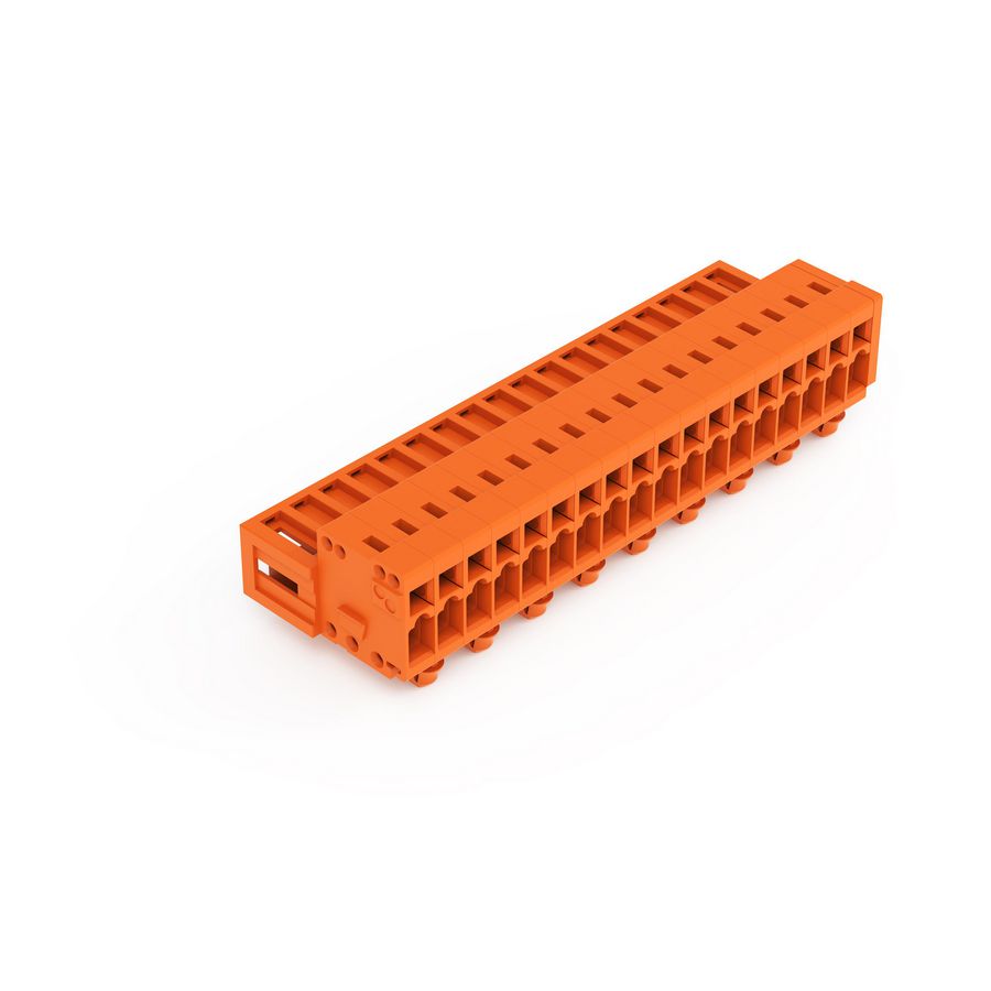 1-draads male steker 1,5mm² oranje 734-348/018-000 VVE=25