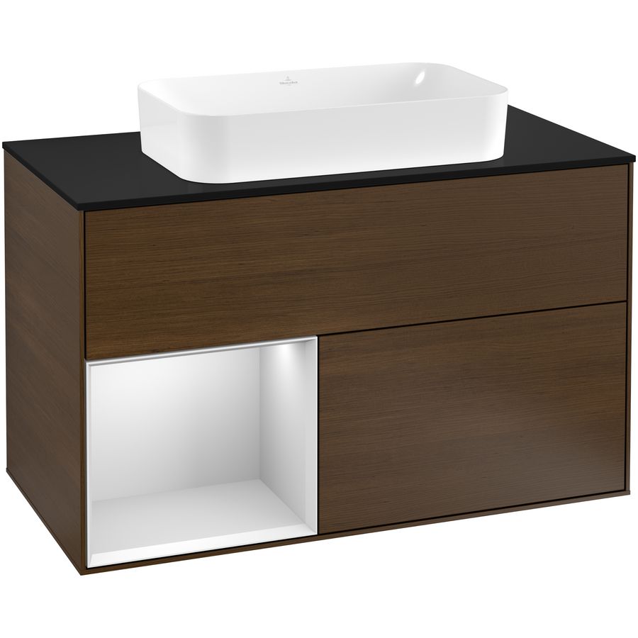 Wastafelonderkast Finion 1000x603x501mm W.Veneer F242MTGN