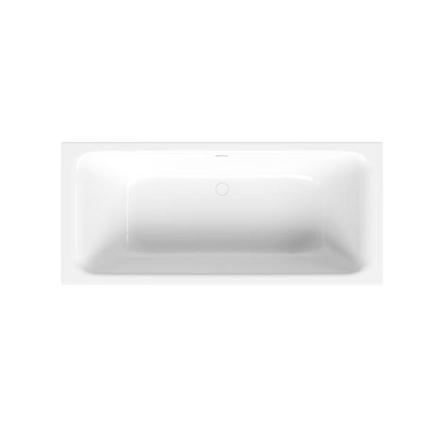 Ligbad staal geglazuurd BetteSelect Duo 180x80cm wit AS antislip Sense