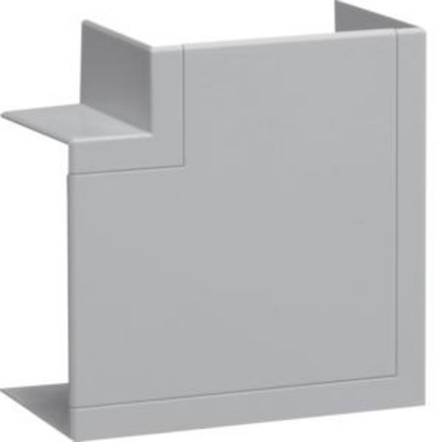Vlakke hoek BR65 65x100mm halogeenvrij lichtgrijs