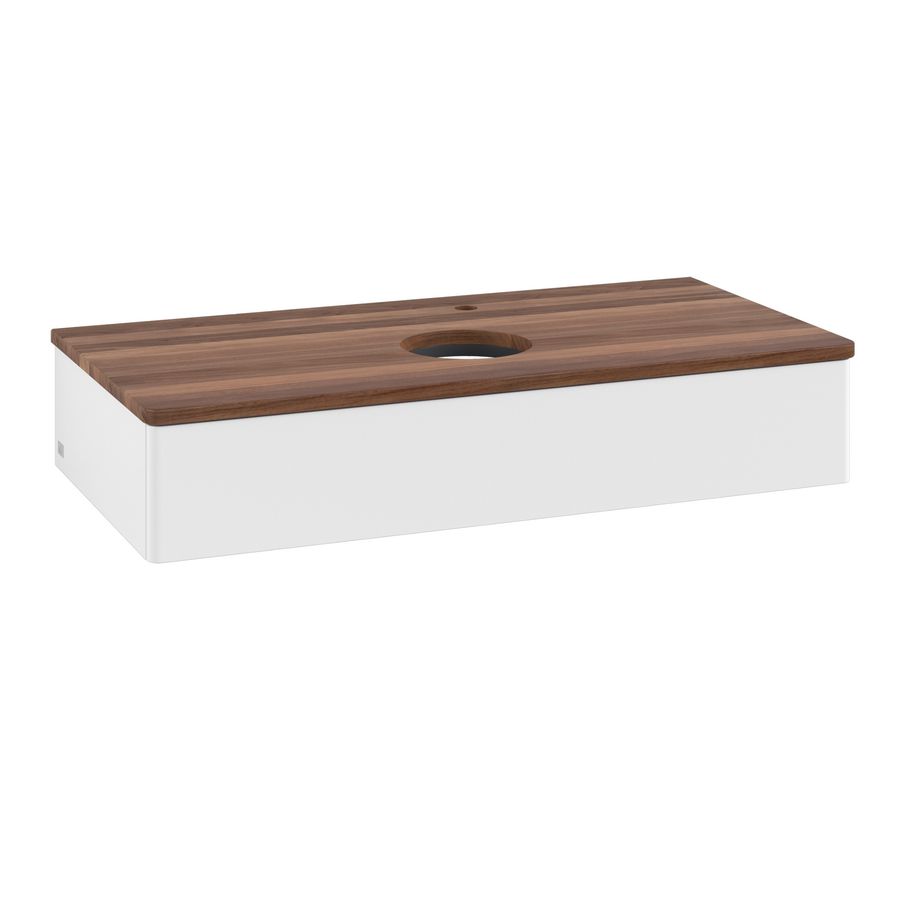 Wastafelonderkast Antao 1000x190x500mm White Matt Lacquer K09052MT