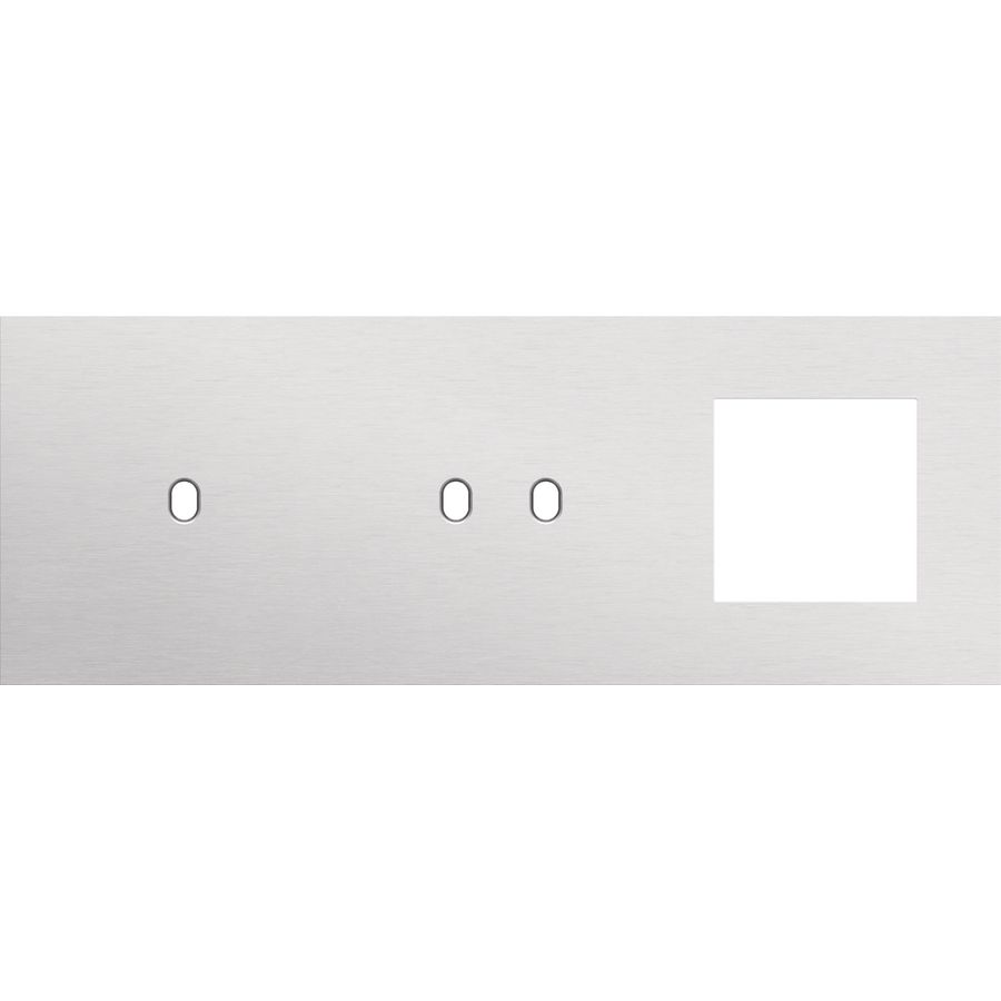 Afdekplaat 3-voud horiz. 71mm centerafst. 155-57723