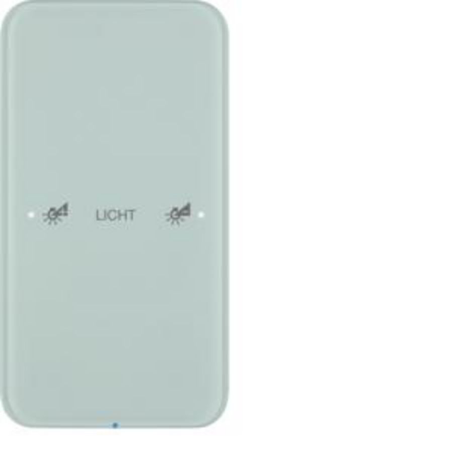 Tastsensor KNX-touch geconfig. 1-v berker R.1 glas polarwit