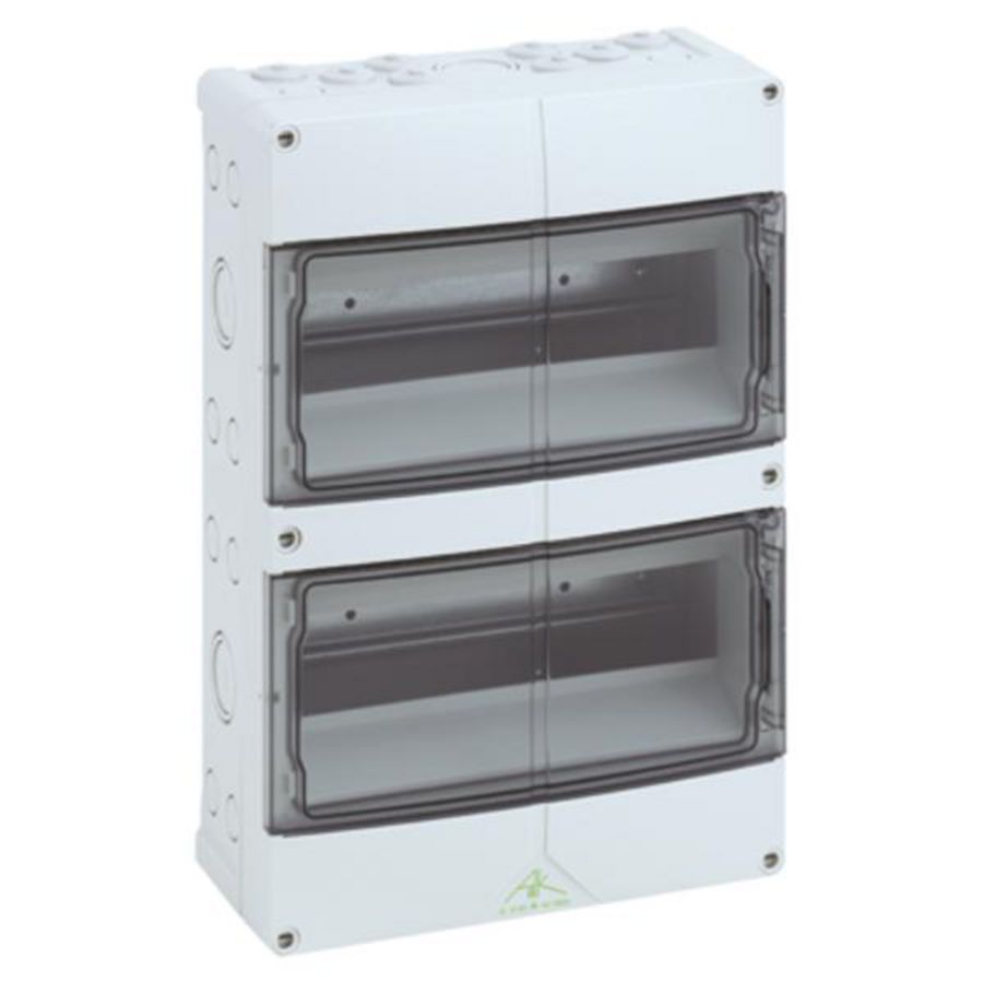 Modulaire verdeler / verdeelkast AK compact grijs IP65 IK07 24 modules