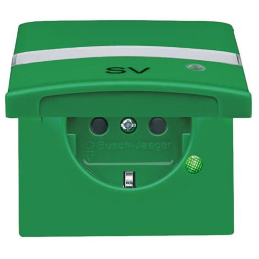 Wcd ra tekstkd kv led inb IP44 A-w groen (20 EUGKBLN-13-102)
