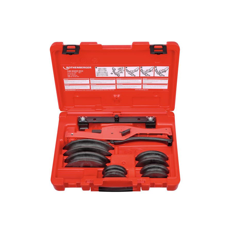 Tube bender maxi set 12 - 14 - 16 - 18 - 22mm