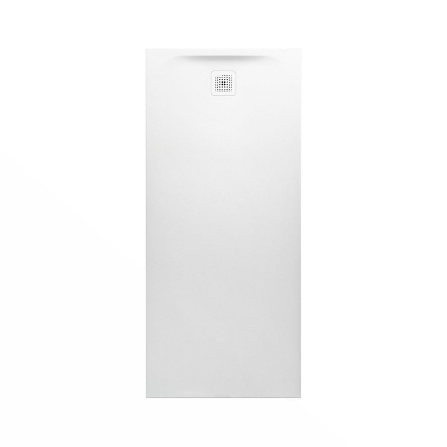Douchevloer 1800x800mm rechthoekig wit Marbond composiet afvoer aan korte zijde