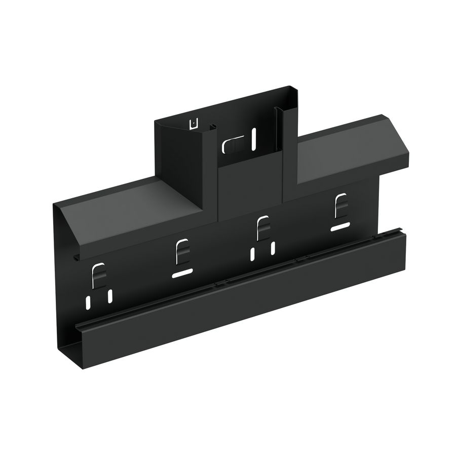 T-stuk +D TSU-165V/52 WGX zwart RAL9017