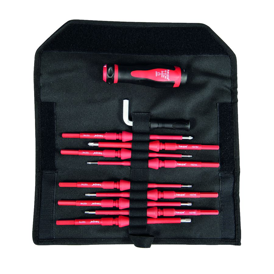 Draaimomentschroevendraaierset 11-delig  wisselklingen VarioTQ 1000V VDE Tx+Hex 0.5-3.5 Nm