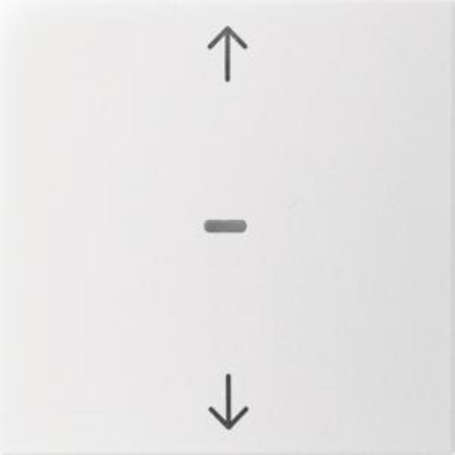 Drukknopmodule afdekking 1-v pijlsymb berker S.1/B.3/B.7 mat