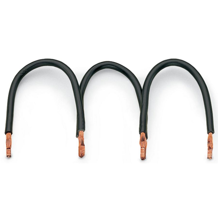 Draadbruggen 2,5mm² geisoleerd zwart 709-110