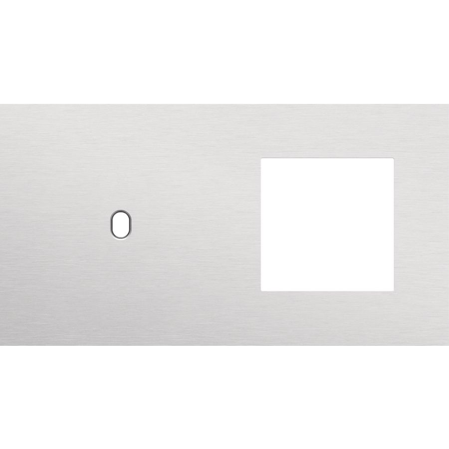 Afdekplaat 2-voud horiz. 71mm centerafst. 155-57805