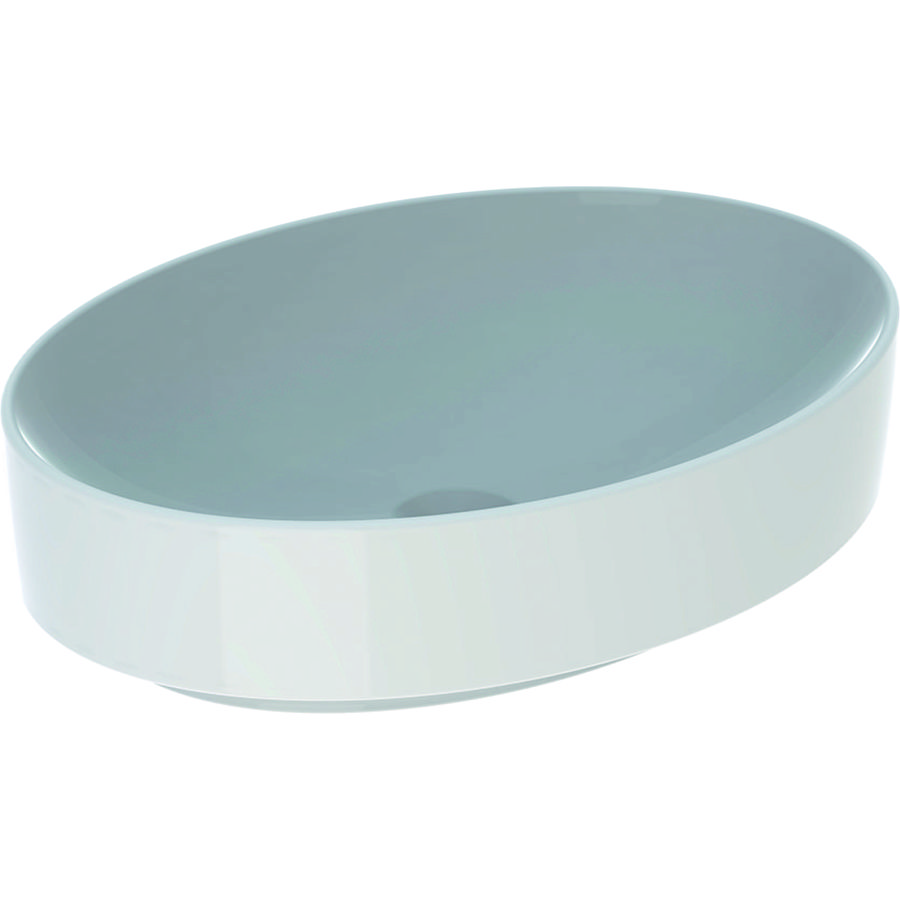 VariForm opzetwastafel ovaal 55x40cm zonder overloop wit