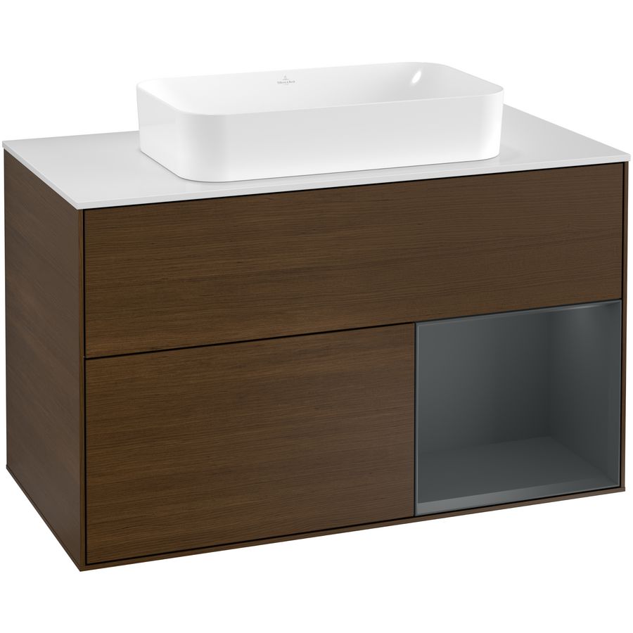 Wastafelonderkast Finion 1000x603x501mm W.Veneer F251HGGN