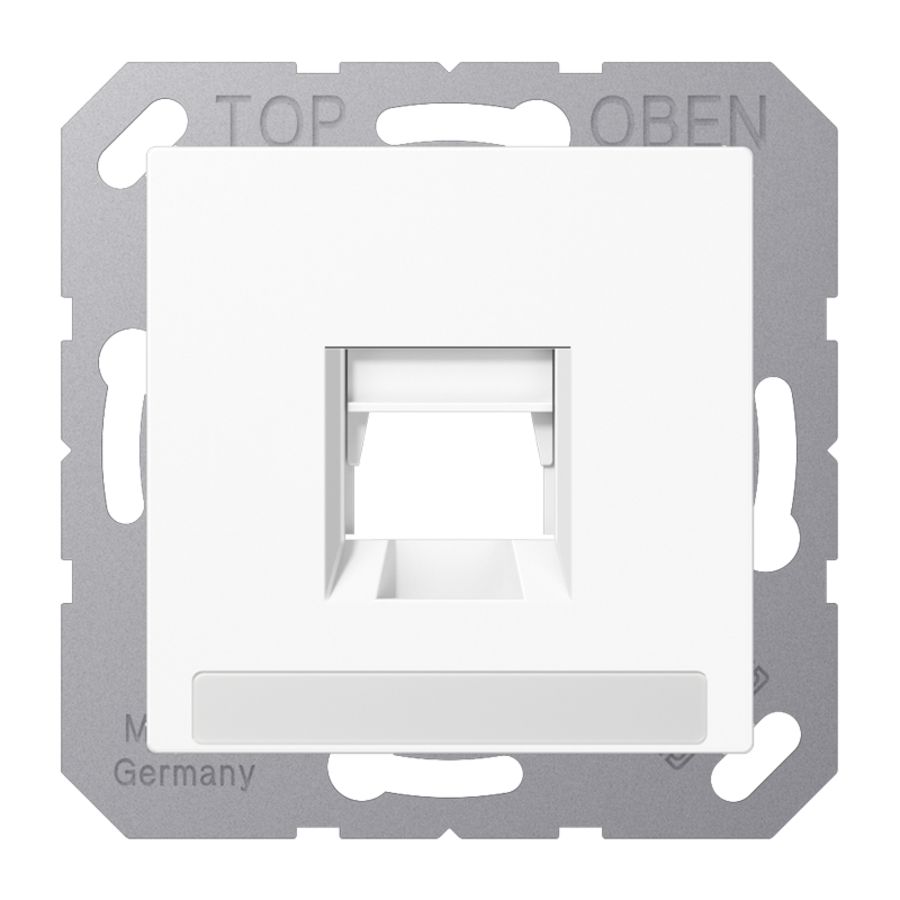 Afdekking AS500 alpwit 1-voudig tekst-voudig AMP Rad