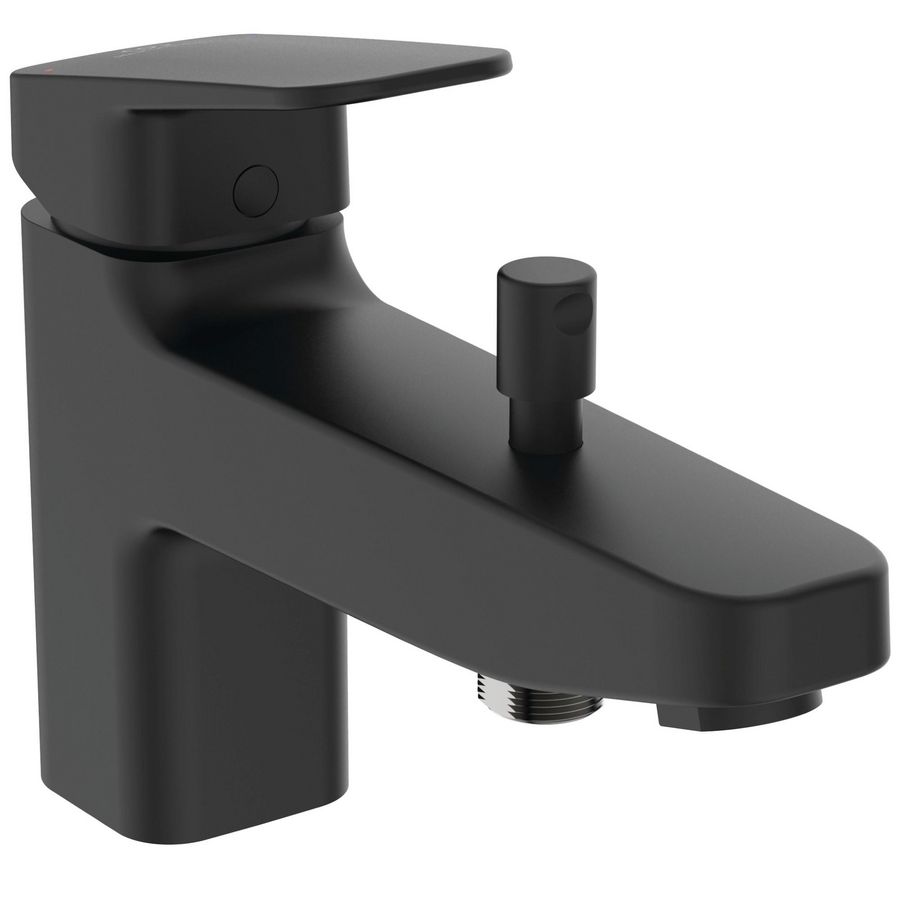 Badmengkraan 1-gats badrandmontage silk black Ceraplan