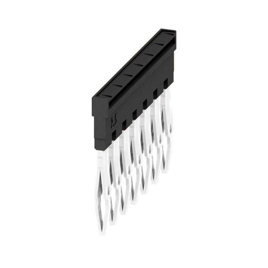 Dwarsverbinder (terminal) Plugged zwart 24 A p: 7, VVE=20