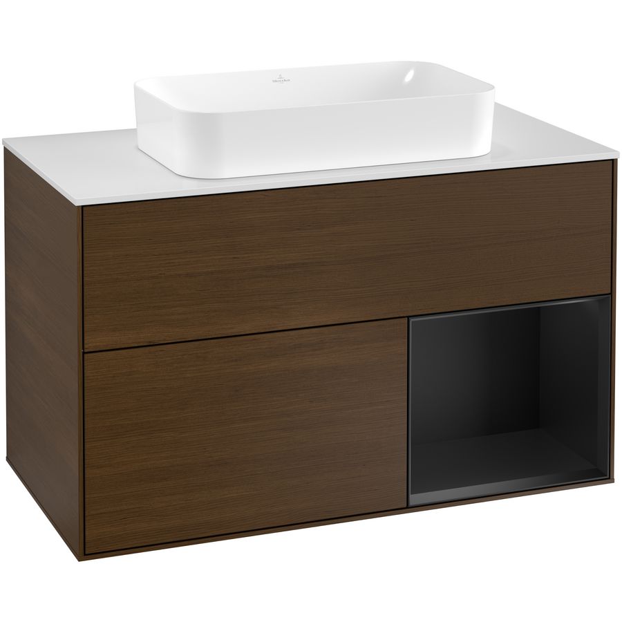Wastafelonderkast Finion 1000x603x501mm W.Veneer F251PDGN