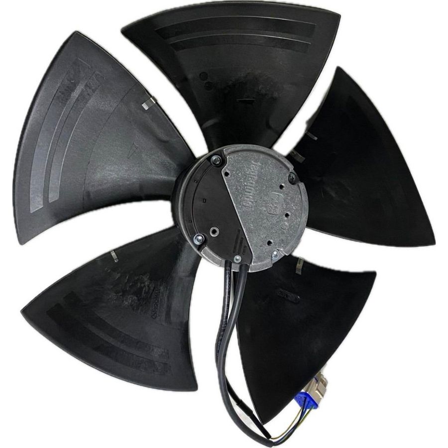 Ventilatorrooster KDC 350mm Wit RAL9010 100450101